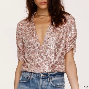 Heartloom Sequin Gaia Top